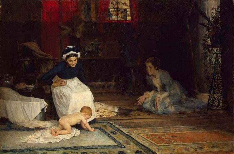 Baby Playing In the Nursery